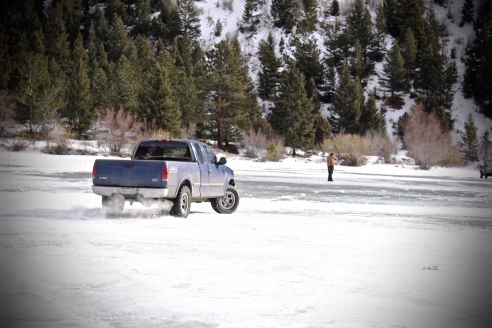 Ice Racing on Georgetown Lake.