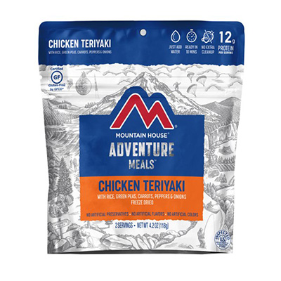 Mountain House chicken teriyaki packaging