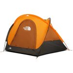 Dome shaped orange tent