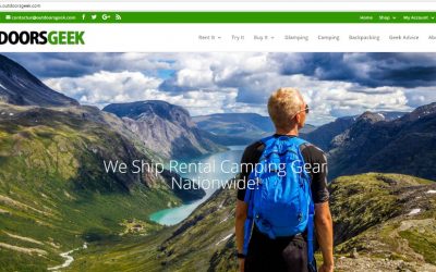 Preview New Outdoors Geek Website