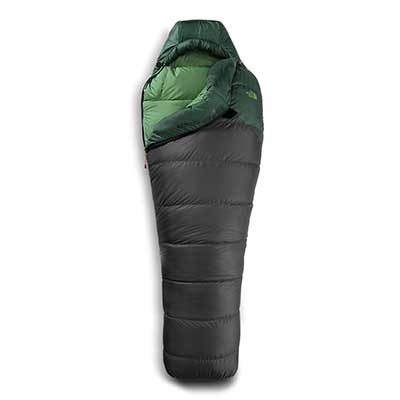 Black and green 0 degree sleeping bag