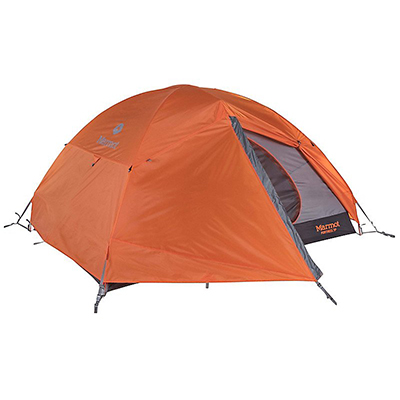 Orange Tent with rainfly