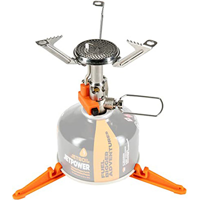 Single burner stove with fuel stand