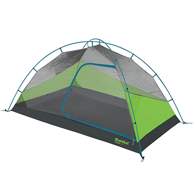 grey and green tent