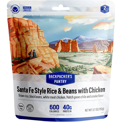 front of packaging for santa fe rice and beans